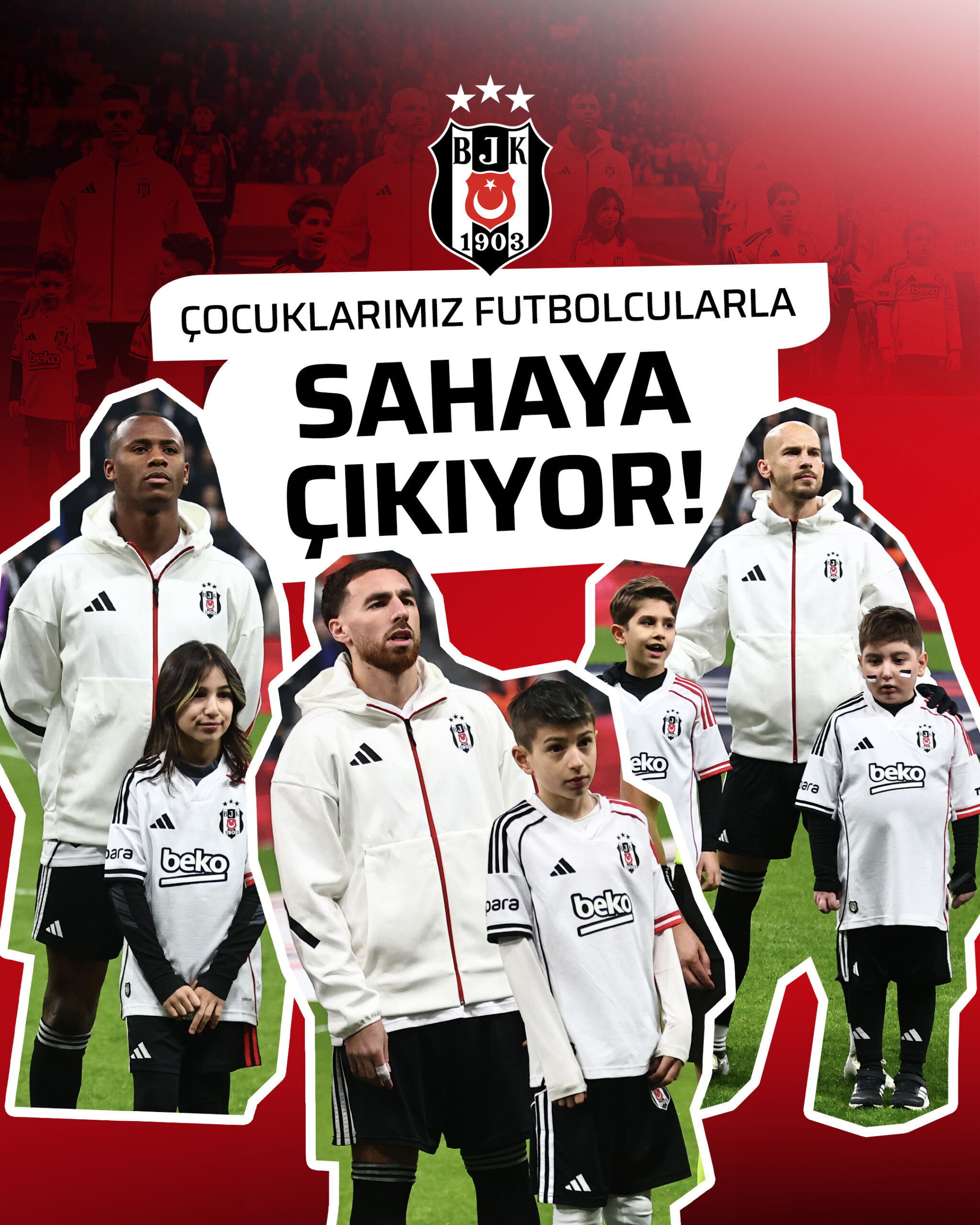 Beşiktaş - Alanyaspor Maç Önü Seremonisi 08.02.2026